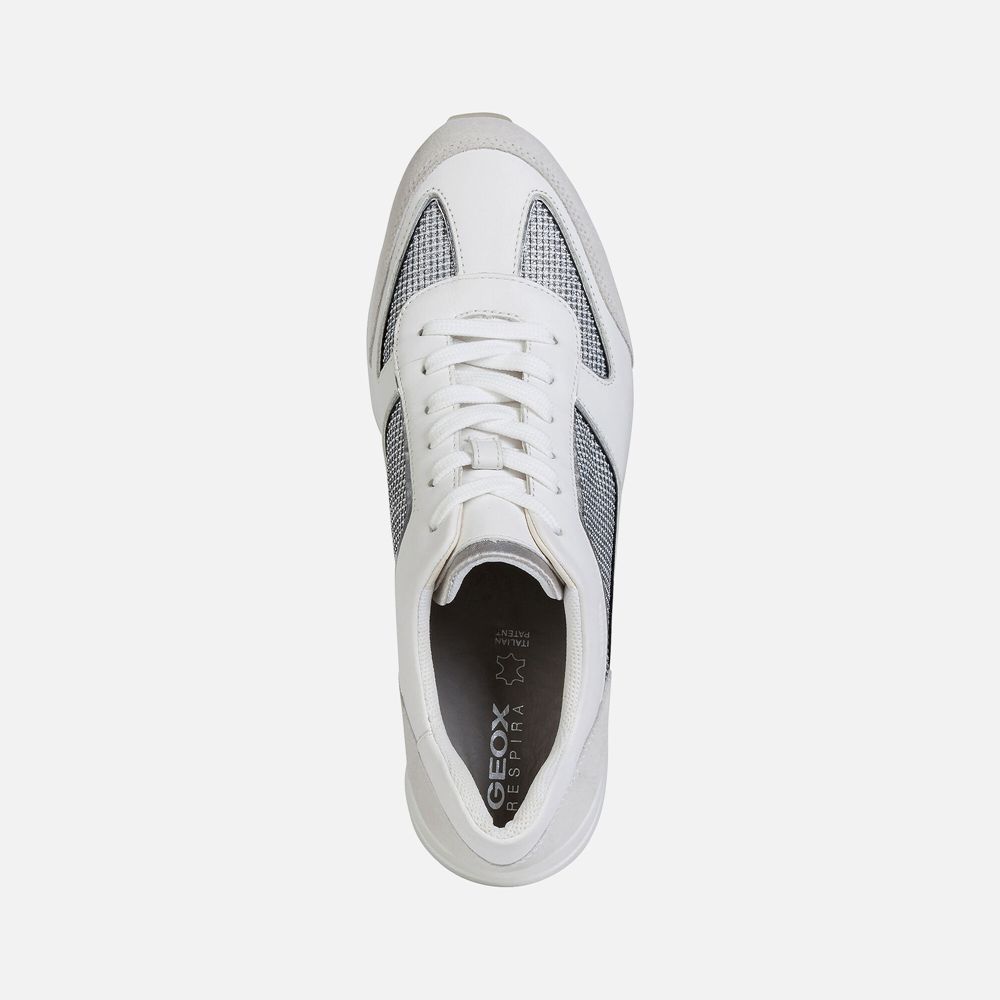 Geox Sneakers Grey/White Zosma - Geox Womens Shoes - UBLFER126